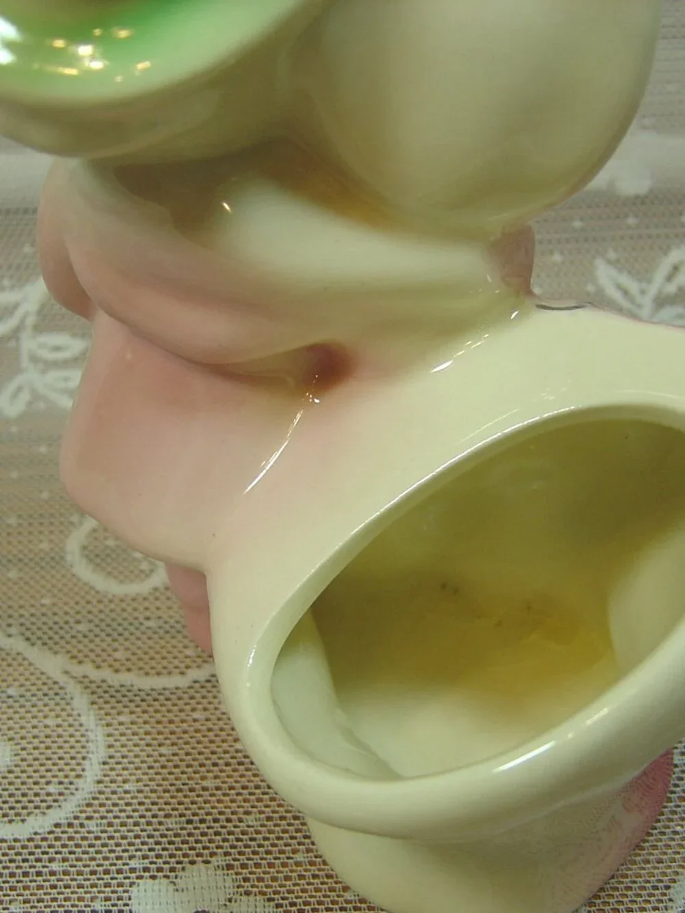Vintage ceramic dancing couple planter or vase-5 1/4